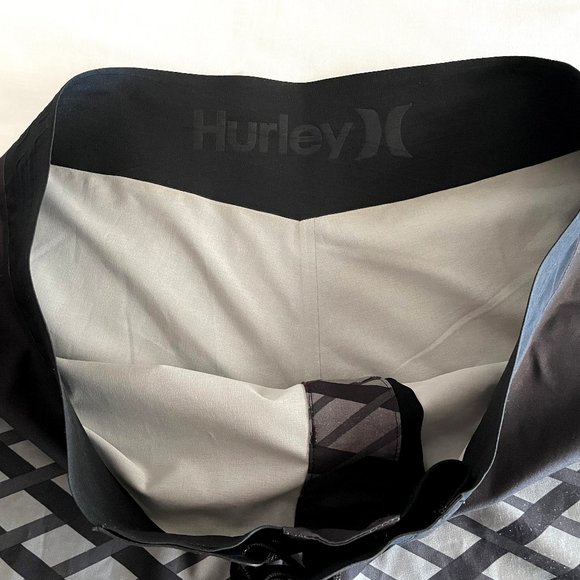 Hurley Mens Boardshorts 32 x 19" Length Phantom Surf Trunks Performance Surfing - Picture 7 of 13